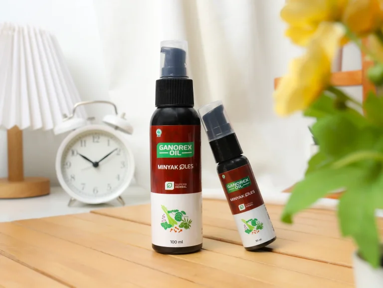 ganorek oil minyak urut herbal nyeri sendi dan otot